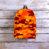 Orange Camo Print Backpack-grizzshop