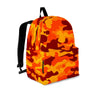 Orange Camo Print Backpack-grizzshop