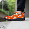 Orange Hawaiian Palm Tree Print Men's Sneakers-grizzshop