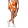 Orange Hawaiian Palm Tree Print Mini Skirt-grizzshop