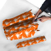 Orange Hawaiian Palm Tree Print Umbrella-grizzshop