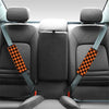 Orange Plaid Seat Belt Cover-grizzshop