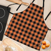 Orange Plaid Women's Apron-grizzshop