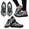 Orca Killer Whale Print Pattern Black Sneaker Shoes For Men Women-grizzshop