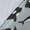 Load image into Gallery viewer, Orca Killer Whale Print Pattern Blanket-grizzshop