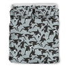 Orca Killer Whale Print Pattern Duvet Cover Bedding Set-grizzshop