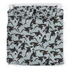 Orca Killer Whale Print Pattern Duvet Cover Bedding Set-grizzshop