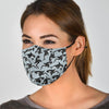 Orca Killer Whale Print Pattern Face Mask-grizzshop