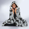 Orca Killer Whale Print Pattern Hooded Blanket-grizzshop