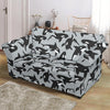 Orca Killer Whale Print Pattern Loveseat Cover-grizzshop