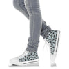 Orca Killer Whale Print Pattern Men Women's High Top Shoes-grizzshop