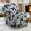 Orca Killer Whale Print Pattern Recliner Cover-grizzshop