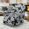 Orca Killer Whale Print Pattern Recliner Cover-grizzshop