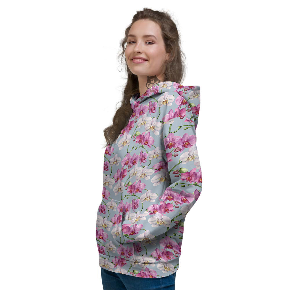 Orchid Cute Print Women's Hoodie-grizzshop
