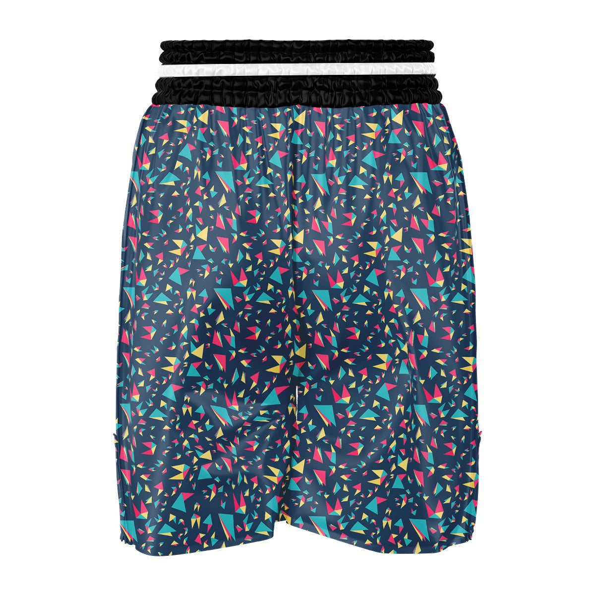 Origami Crane Colorful Print Pattern Boxing Shorts-grizzshop
