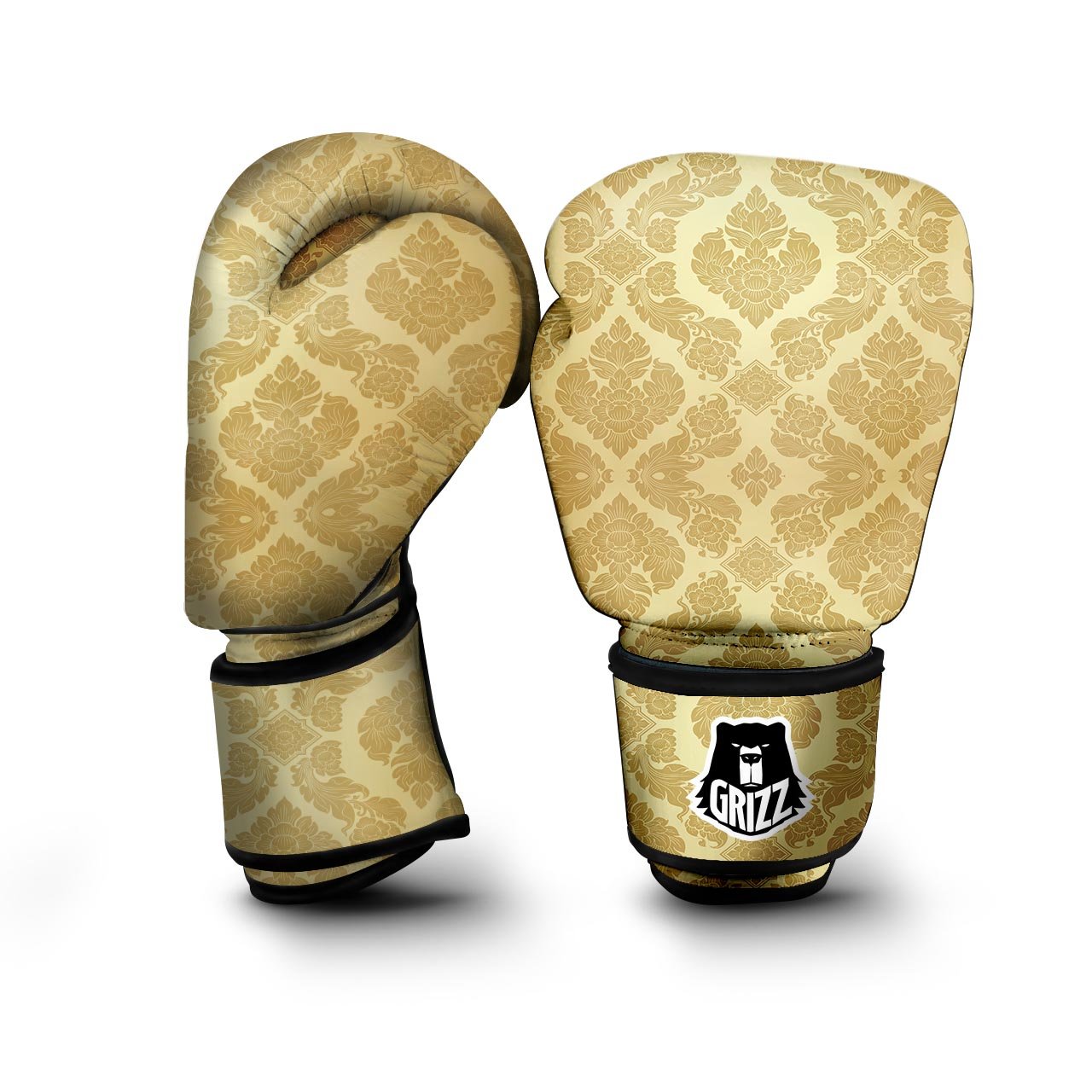 Ornament Thai Print Pattern Boxing Gloves-grizzshop