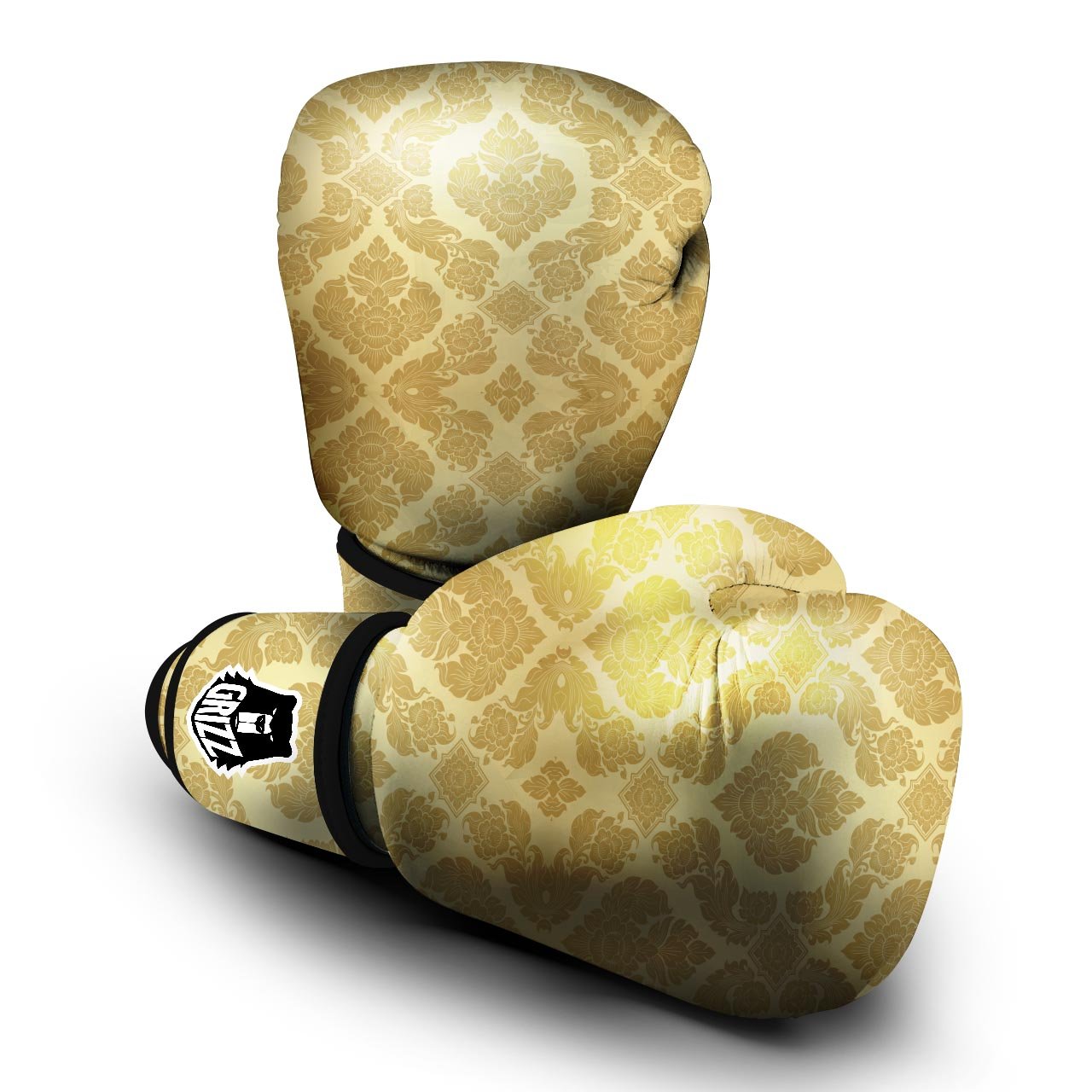 Ornament Thai Print Pattern Boxing Gloves-grizzshop