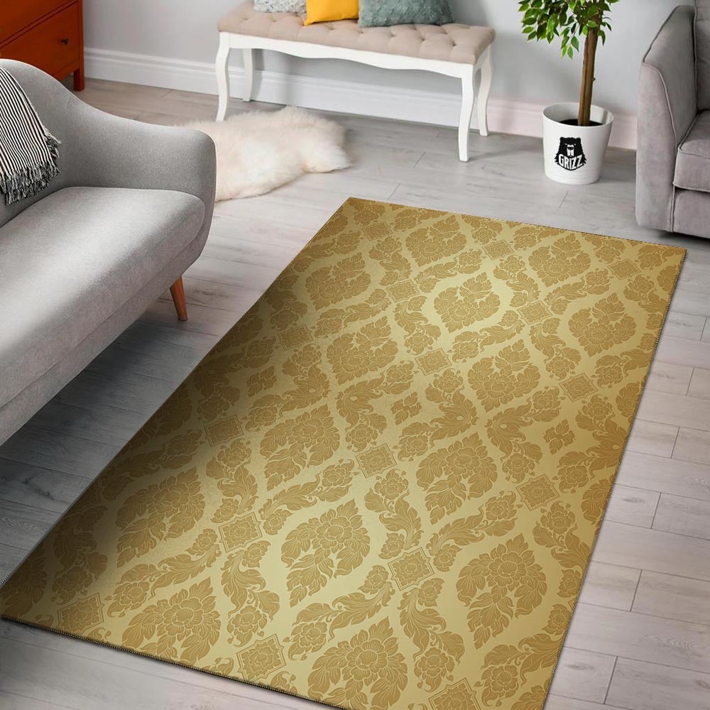 Ornament Thai Print Pattern Floor Mat-grizzshop