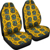 Ornamental Owl Pattern Print Universal Fit Car Seat Cover-grizzshop