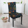 Ornamental Owl Print Pattern Chair Cover-grizzshop