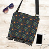 Ornamental Owl Print Pattern Crossbody Bags-grizzshop