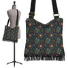 Ornamental Owl Print Pattern Crossbody Bags-grizzshop