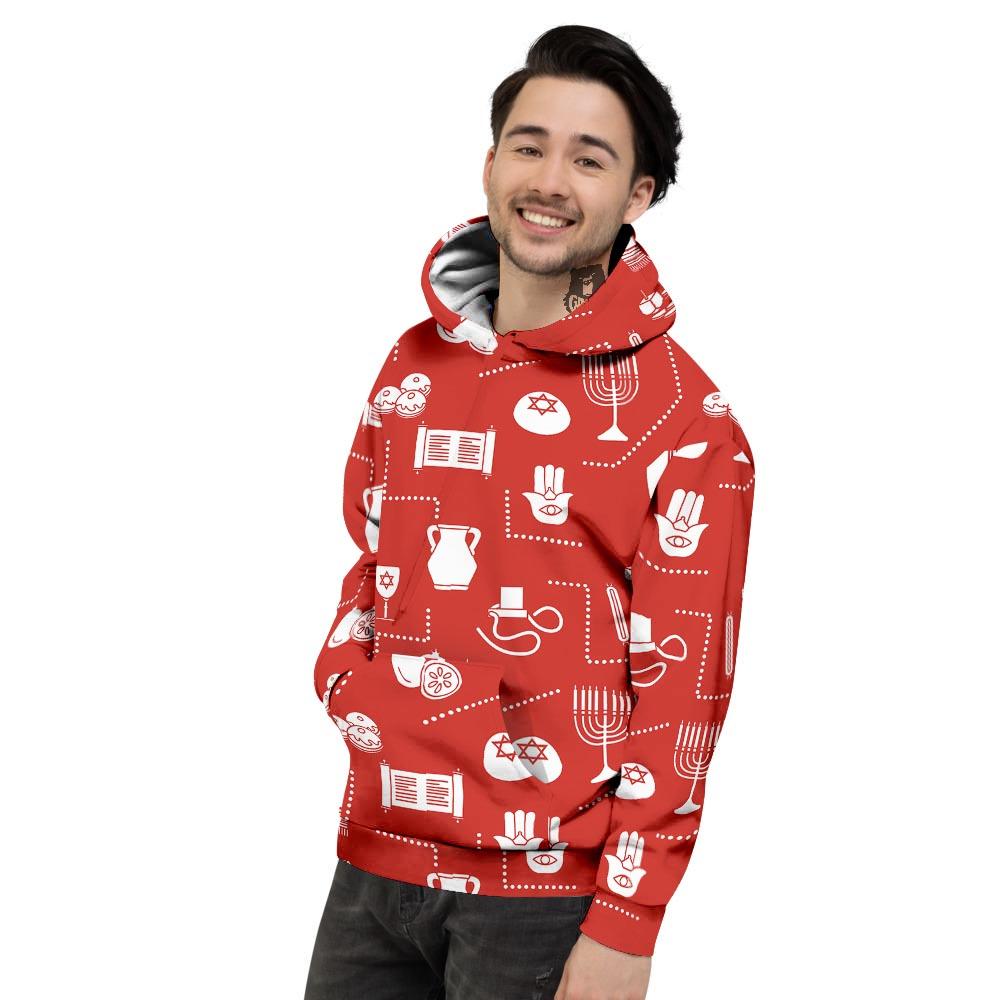Orthodox Print Pattern Men's Hoodie-grizzshop