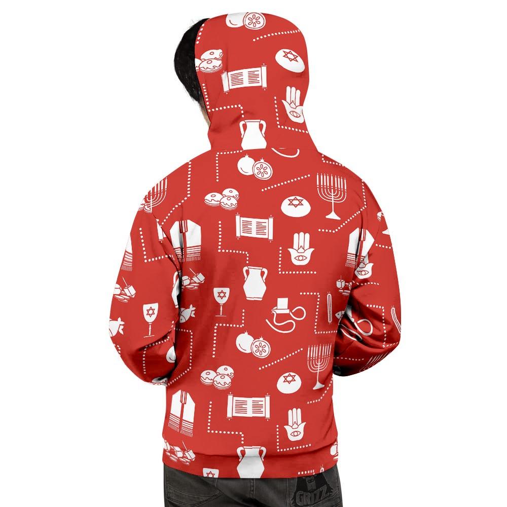 Orthodox Print Pattern Men's Hoodie-grizzshop