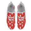 Orthodox Print Pattern White Athletic Shoes-grizzshop