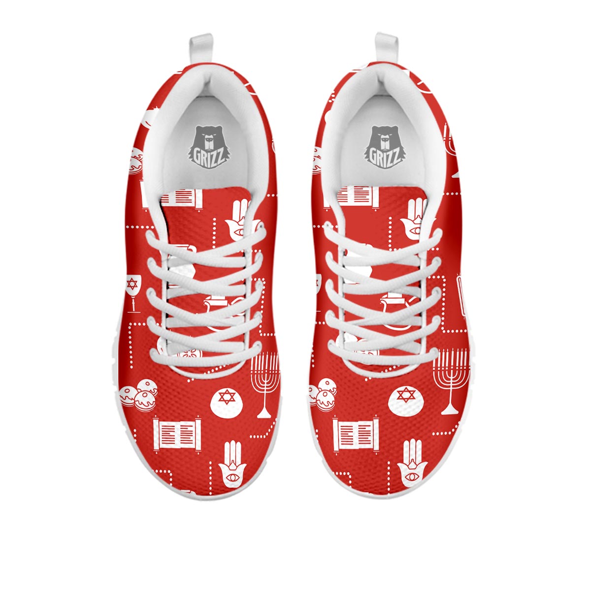 Orthodox Print Pattern White Sneaker-grizzshop