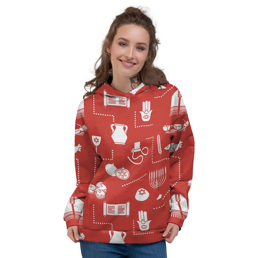 Orthodox Print Pattern Women's Hoodie-grizzshop