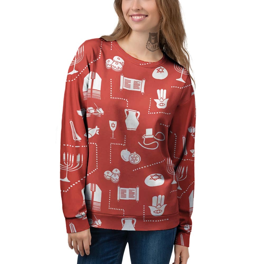 Orthodox Print Pattern Women's Sweatshirt-grizzshop