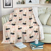 Ostrich Cute Pattern Print Blanket-grizzshop