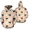 Ostrich Cute Pattern Print Men Women Pullover Hoodie-grizzshop