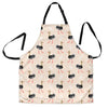 Ostrich Cute Pattern Print Men's Apron-grizzshop