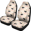 Ostrich Cute Pattern Print Universal Fit Car Seat Covers-grizzshop