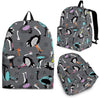 Ostrich Pattern Print Backpack-grizzshop