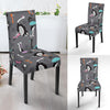 Ostrich Pattern Print Chair Cover-grizzshop