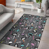 Ostrich Pattern Print Floor Mat-grizzshop