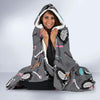 Ostrich Pattern Print Hooded Blanket-grizzshop