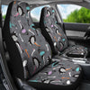 Ostrich Pattern Print Universal Fit Car Seat Covers-grizzshop