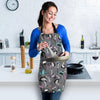 Ostrich Pattern Print Women's Apron-grizzshop