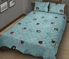 Ostrich Print Pattern Bed Set Quilt-grizzshop