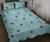 Ostrich Print Pattern Bed Set Quilt-grizzshop