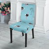 Ostrich Print Pattern Chair Cover-grizzshop