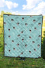 Ostrich Print Pattern Quilt-grizzshop