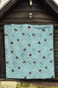 Ostrich Print Pattern Quilt-grizzshop