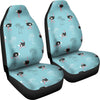 Ostrich Print Pattern Universal Fit Car Seat Covers-grizzshop