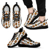 Otter Animal Family Pattern Print Black Sneaker Shoes For Men Women-grizzshop