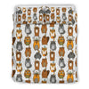 Otter Animal Family Pattern Print Duvet Cover Bedding Set-grizzshop